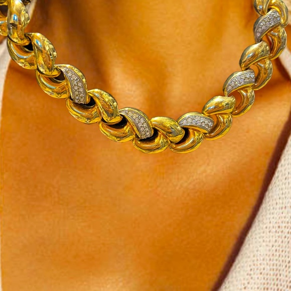 Vintage Necklace gold plated - Picture 1 of 2